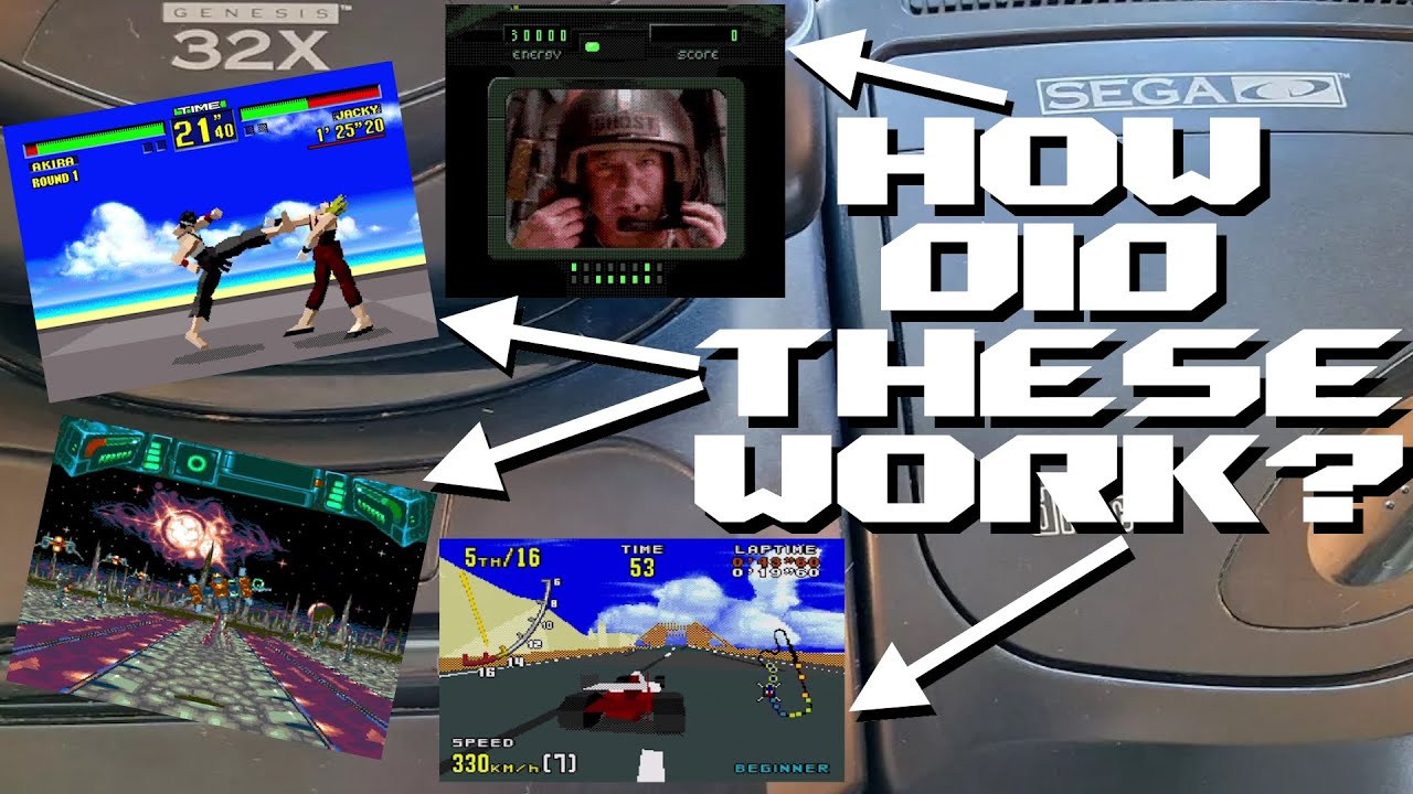 How Sega enhanced the Mega Drive/Genesis - The SVP, 32X and Mega CD explained | White_Pointer Gaming