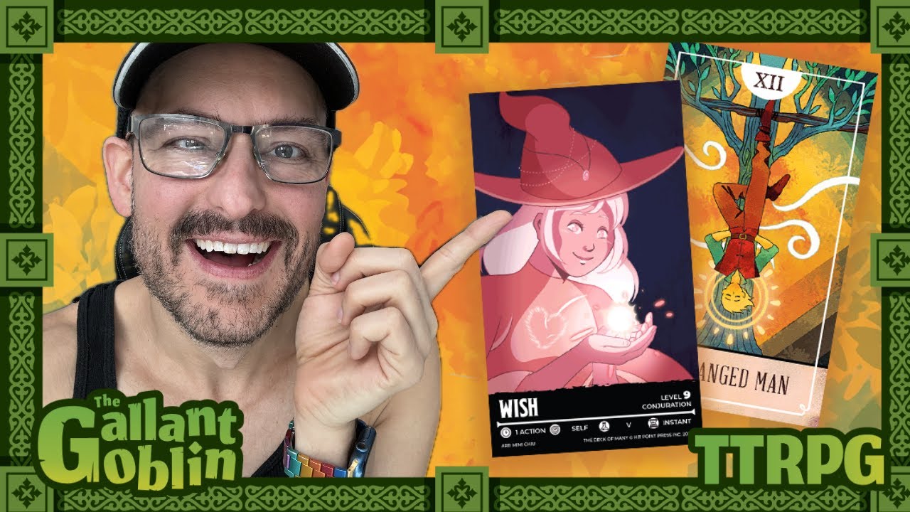 Deck of Many Animated 5e Reference Cards - Townsfolk, Conditions, Spells, Illusions, & More!