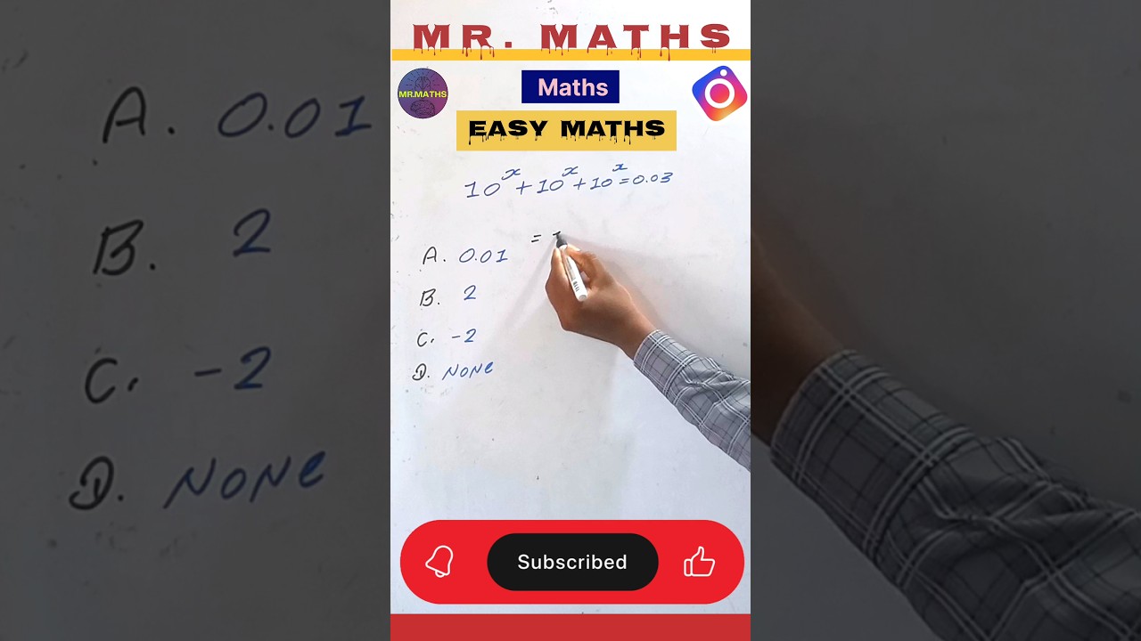 10^X    #maths #mathstricks #reasoning #ibps #rrb #ntpc #cce #viral #tricks #gpsc #upsc #rpsc #mpsc