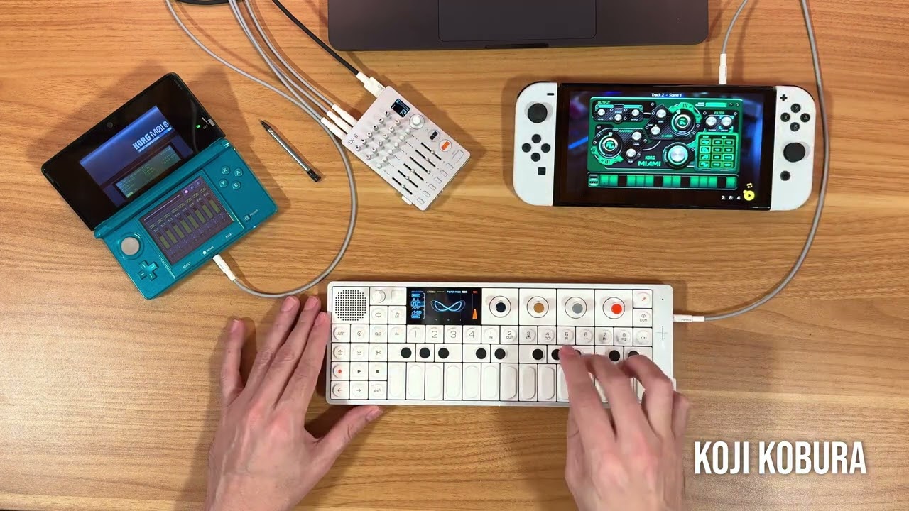 Pop Corn Song (KORG Gadget for Switch + KORG M1 for 3DS + OP-1 Field)