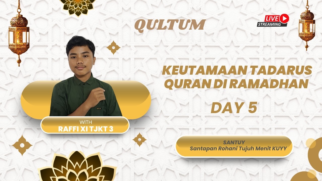 🔴 LIVE | PERBANYAK TADARUS QURAN - DAY 05