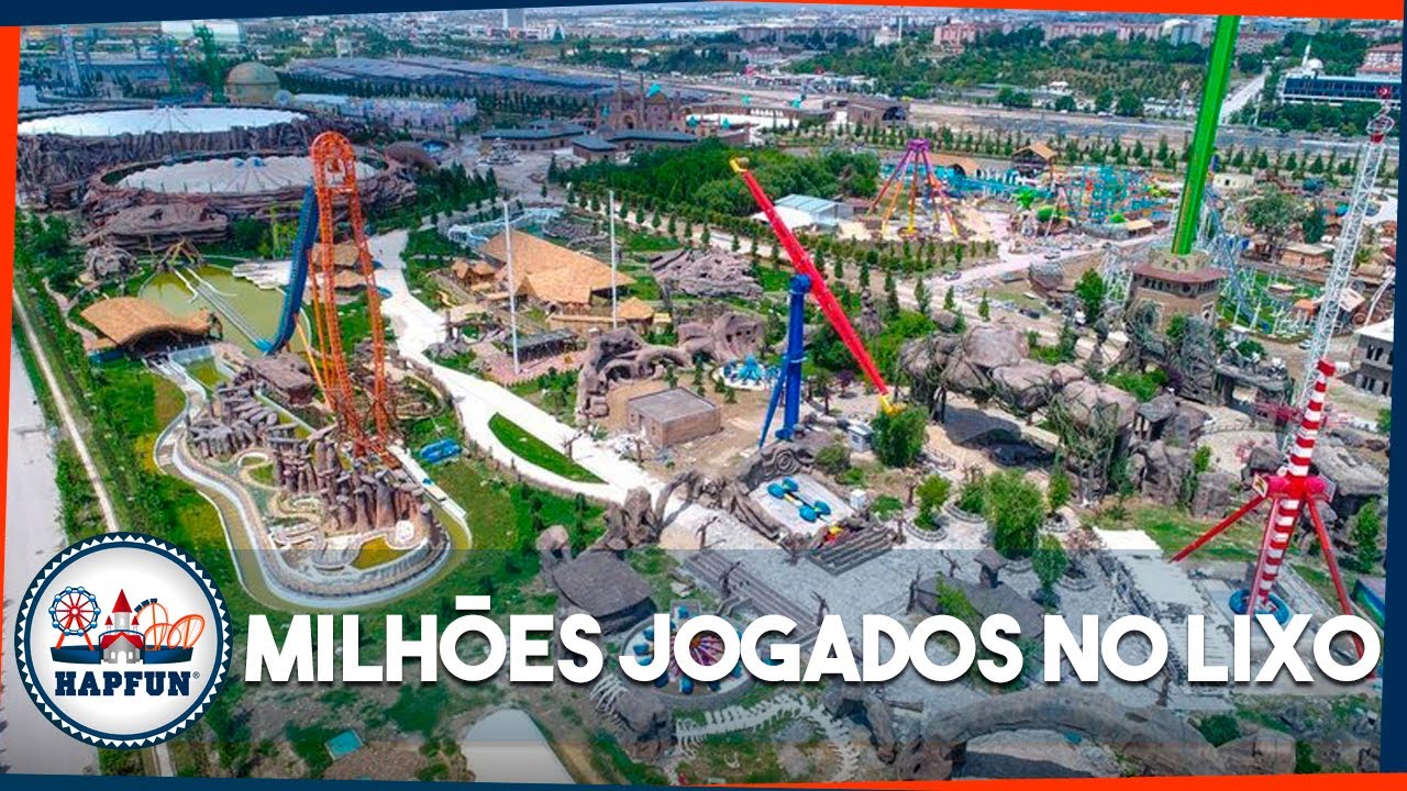 O PARQUE ABANDONADO de  750 milhões na Turquia - Wonderland Eurasia | Hapfun