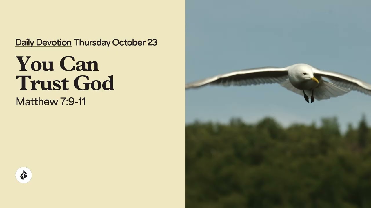 You Can Trust God &ndash; Daily Devotional