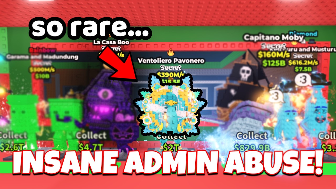 I STOLE INSANE SECRETS during Admin Abuse.. 🔥 (Steal A Brainrot)