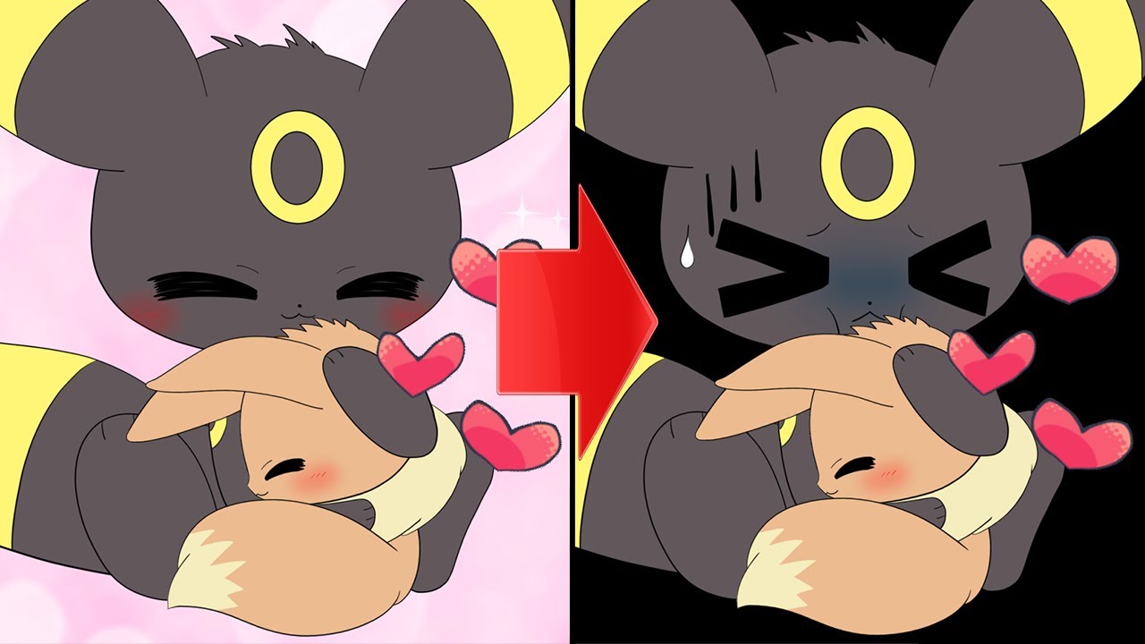 Милота и страшность обнимающегося Иви!? [EeveeDay] | Pokémon Animation