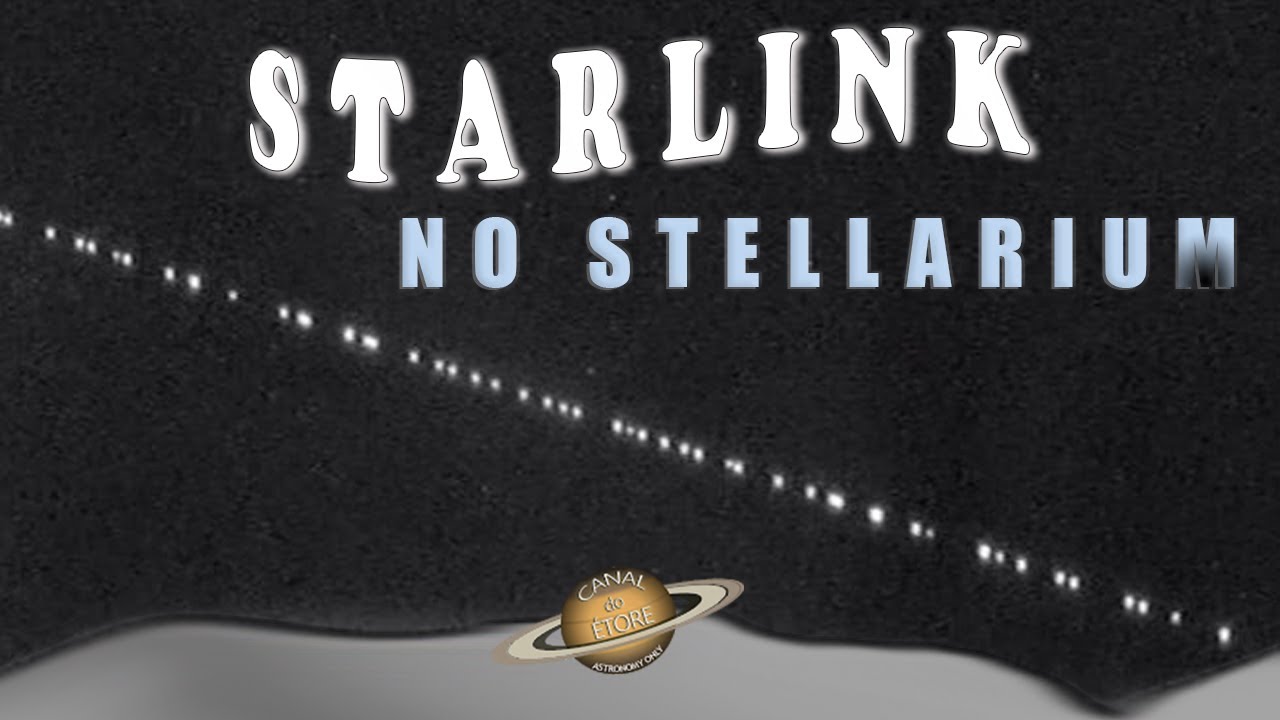 Instale os Starlinks no Stellarium