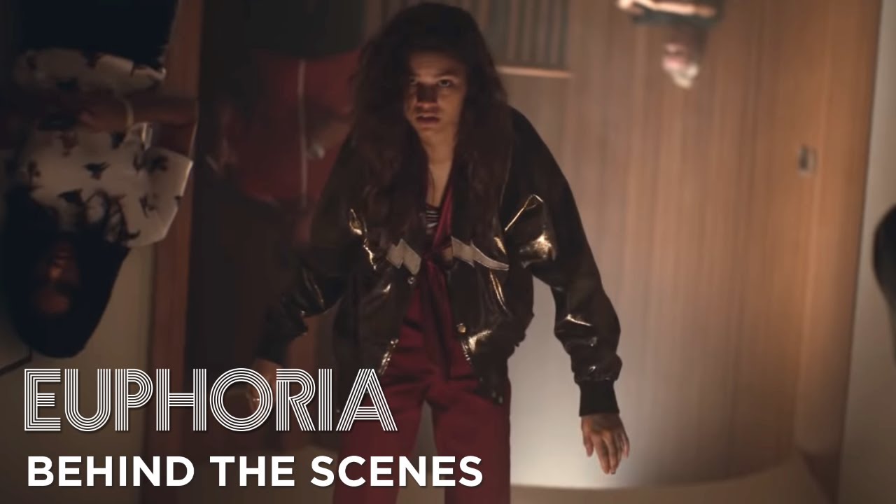 euphoria | rotating room scene breakdown - behind the scenes of season 1 episode 1 | HBO