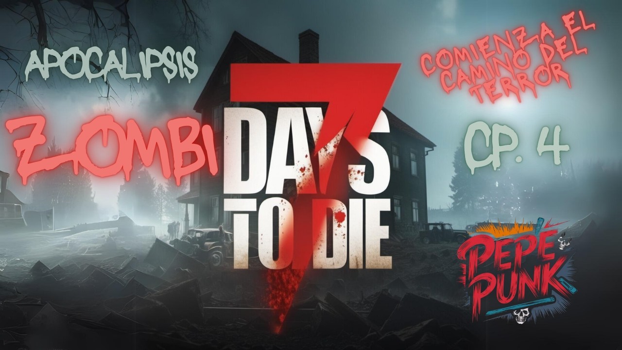 #7daystodie 🔴Apocalipsis Zombi Cp.4 Comienza el camino del terror🔴 #gameplayespañol #gaming #juegos