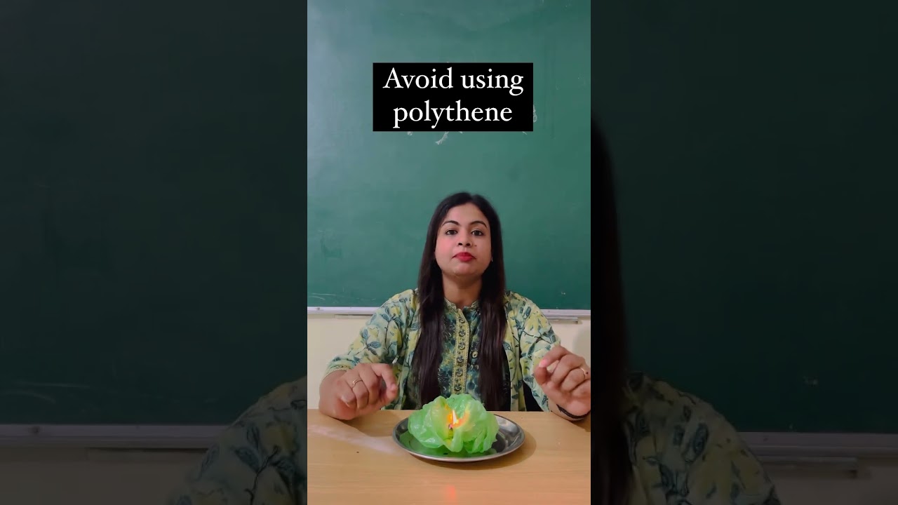 Avoid using polythene #jee #chemistry #education