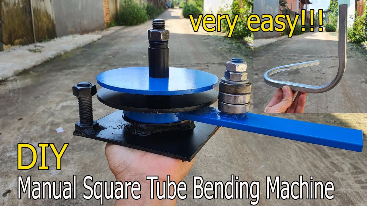 DIY Mini Manual Square Tube Bending Machine