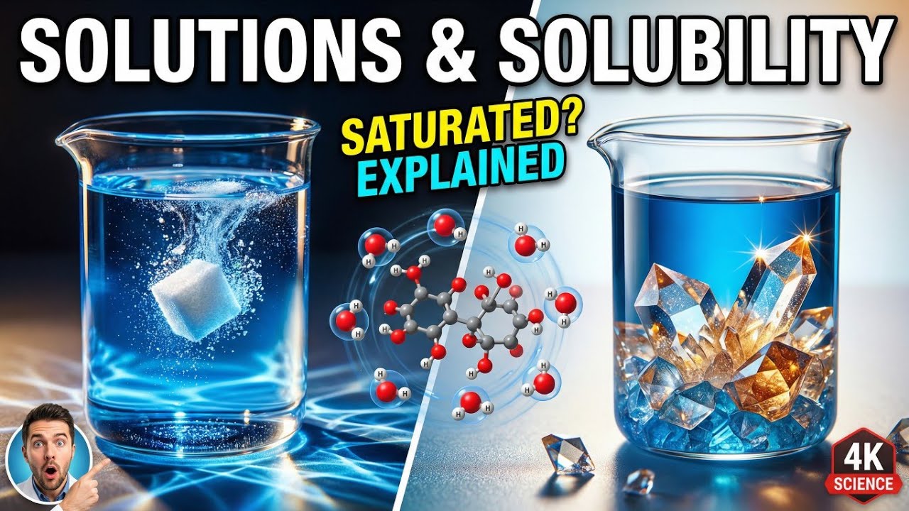 Science of Solutions: Solubility, Separation & Saturation Explained (2026)