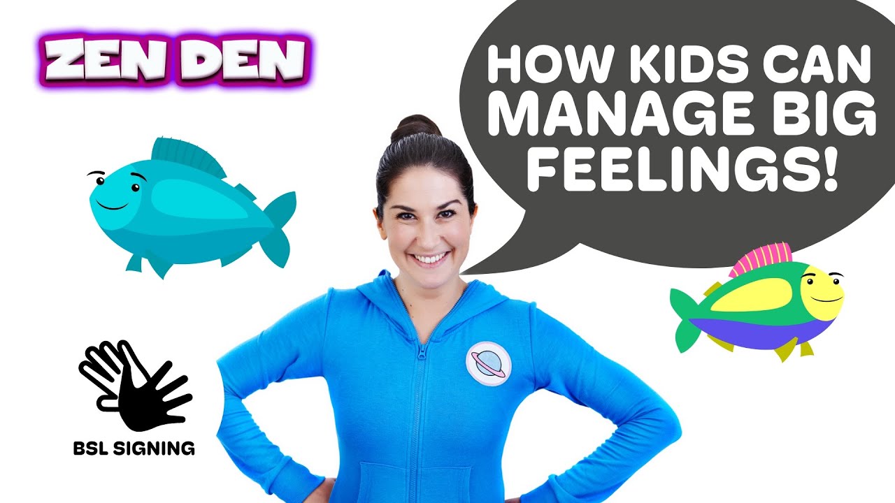 Be the Pond - Kids Mindfulness Videos (Deaf Friendly with BSL) - Cosmic Kids Zen Den