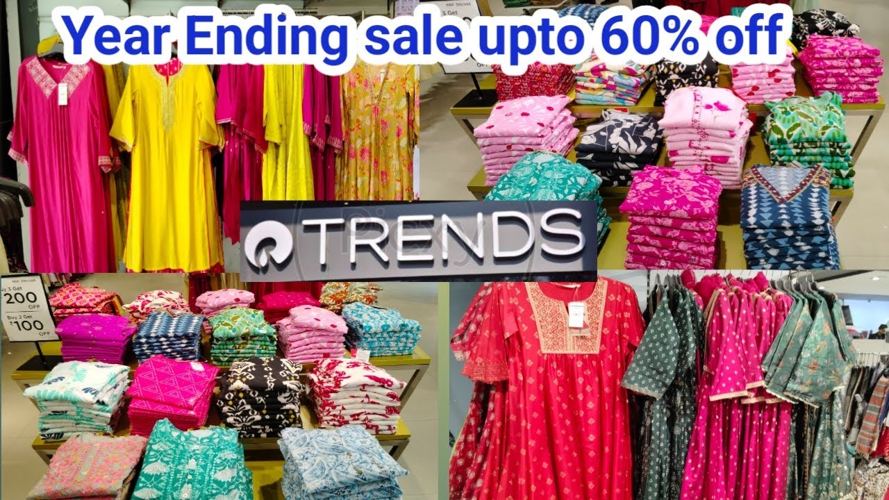 Reliance Trends New Year Sale upto 60% off 