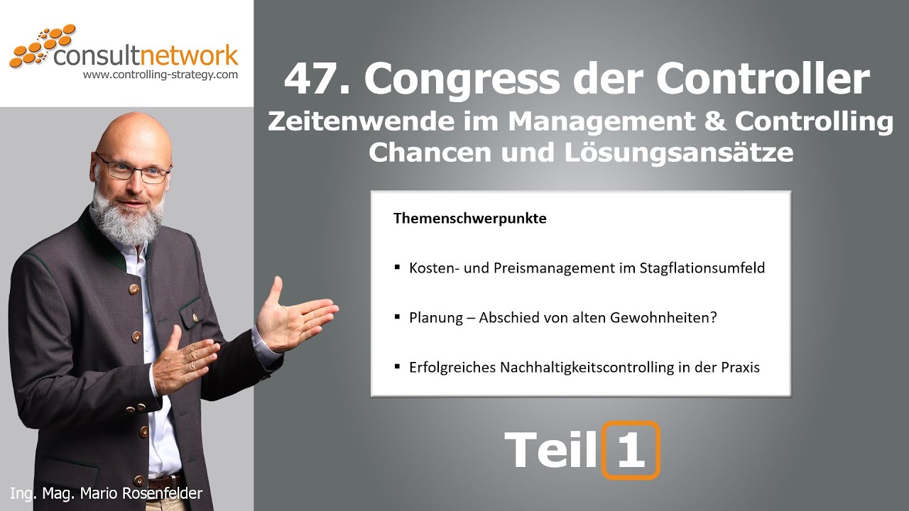 47. Congress der Controller - Themenschwerpunkte