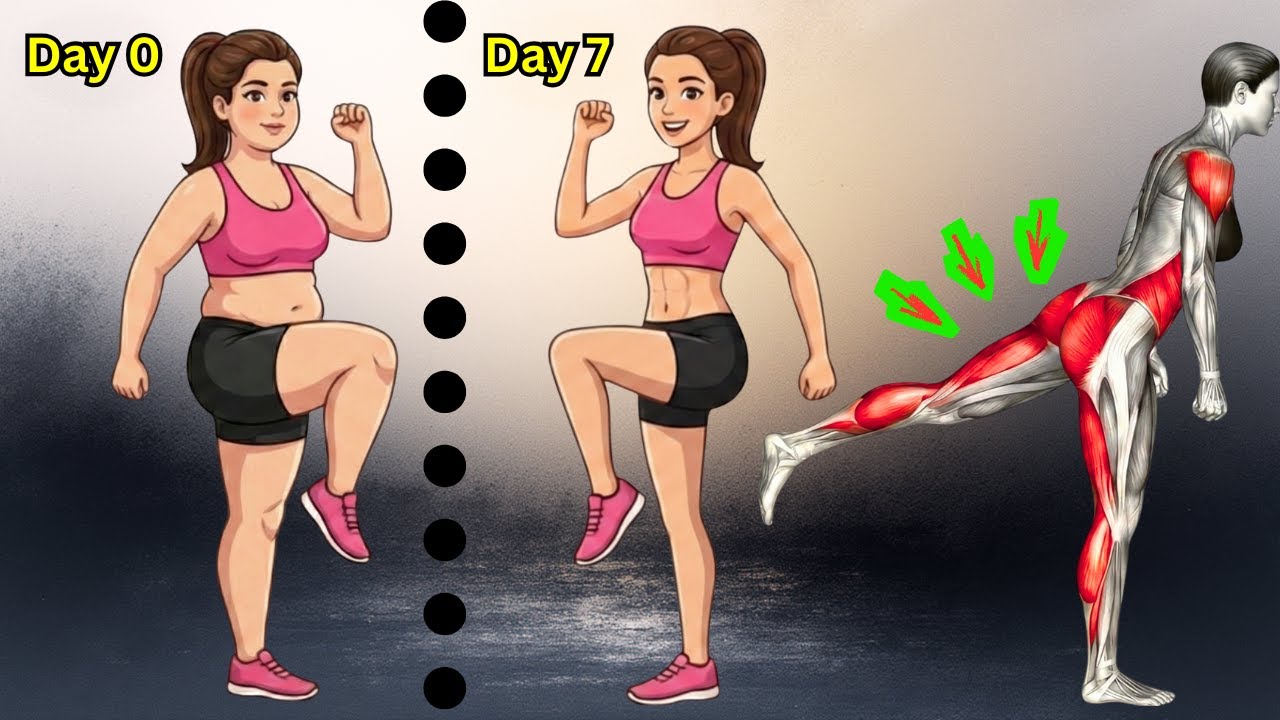 Tone Your Hips and Glutes: Standing No Weights No Gym Free Quick Burn Workout For Moms 