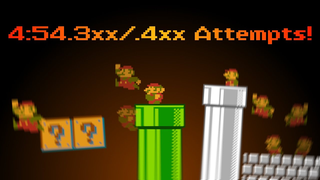 4:54.3xx SMB1 Any% WR Attempts! (DAY 3)