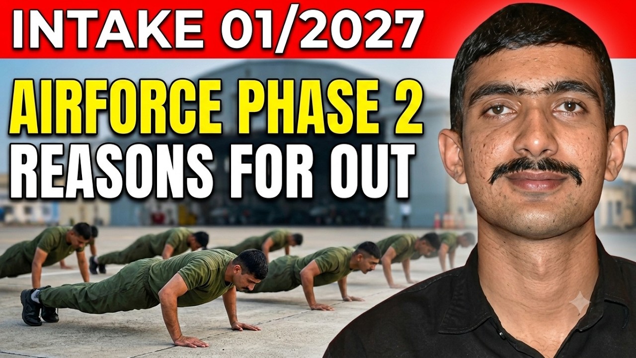 Airforce Phase 2 Review 22 July | Intake 01/2027 | PFT & SRT में Out क्यों हो रहे हैं?