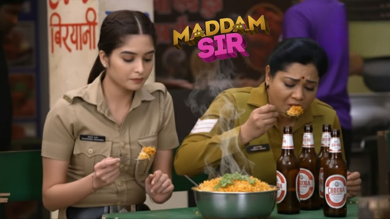 बिरयानी के साथ मस्ती, जब ड्यूटी के बाद मिला थोड़ा वक्त। || Maddam Sir || Latest Episode