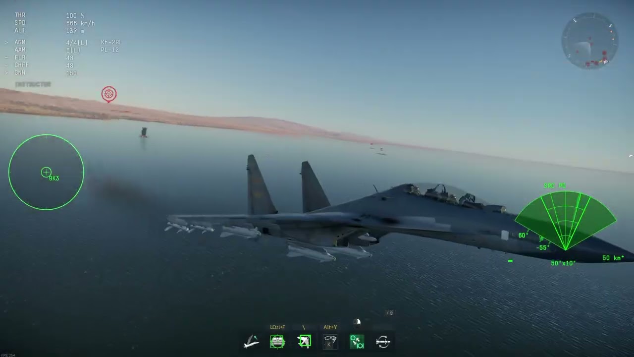 War Thunder: Su-30MMK Kh-29L Laser Guided ATGM Missile