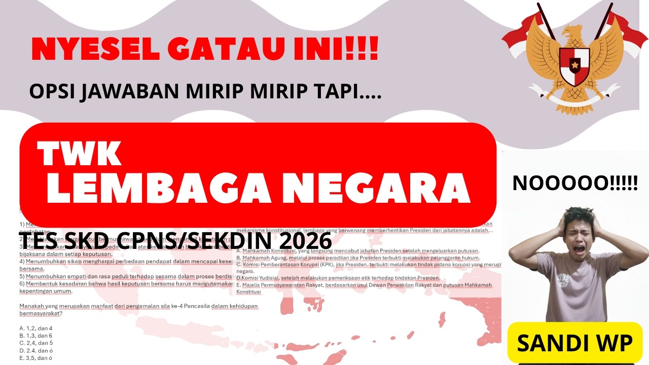 TWK HUBUNGAN LEMBAGA NEGARA