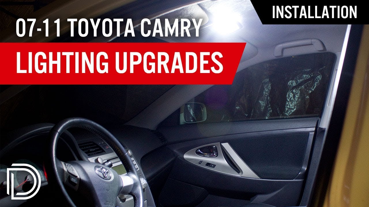 Установка светодиодных ламп Toyota Camry 2007-2011