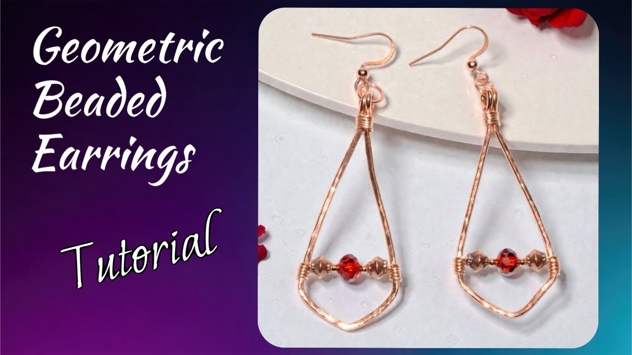 One Perfect Rose | How to Make These Gorgeous Earrings