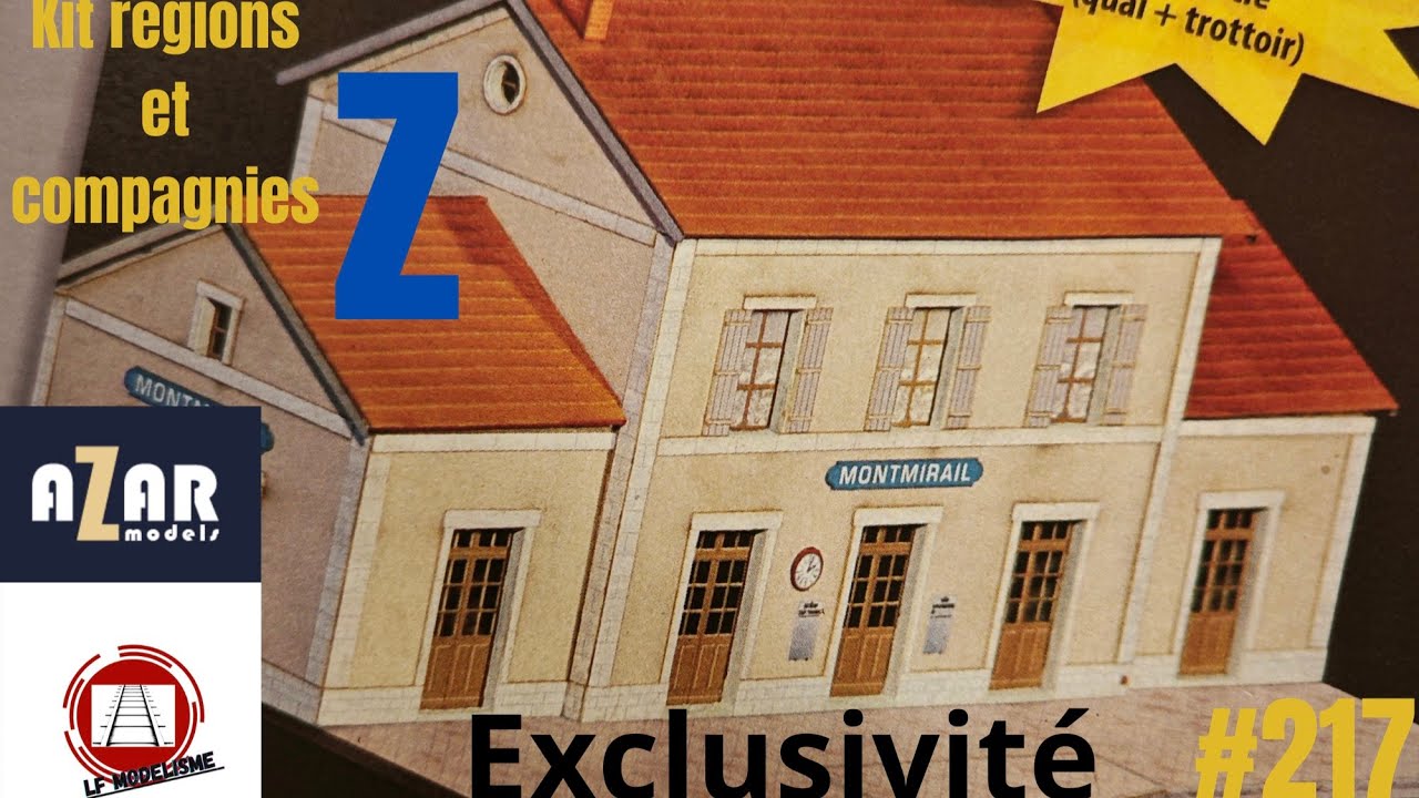 #217 maquette régions et compagnies échelle Z AZAR MODELS train électrique  modélisme ferroviaire