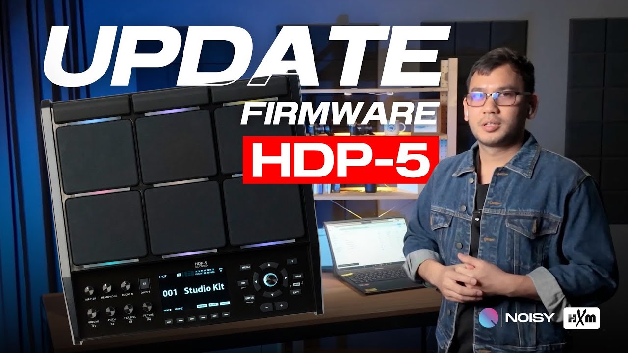 สอนอัพเดท Firmware | HDP-5 !! แพดกลองไฟฟ้ารุ่นล่าสุดจาก HXM