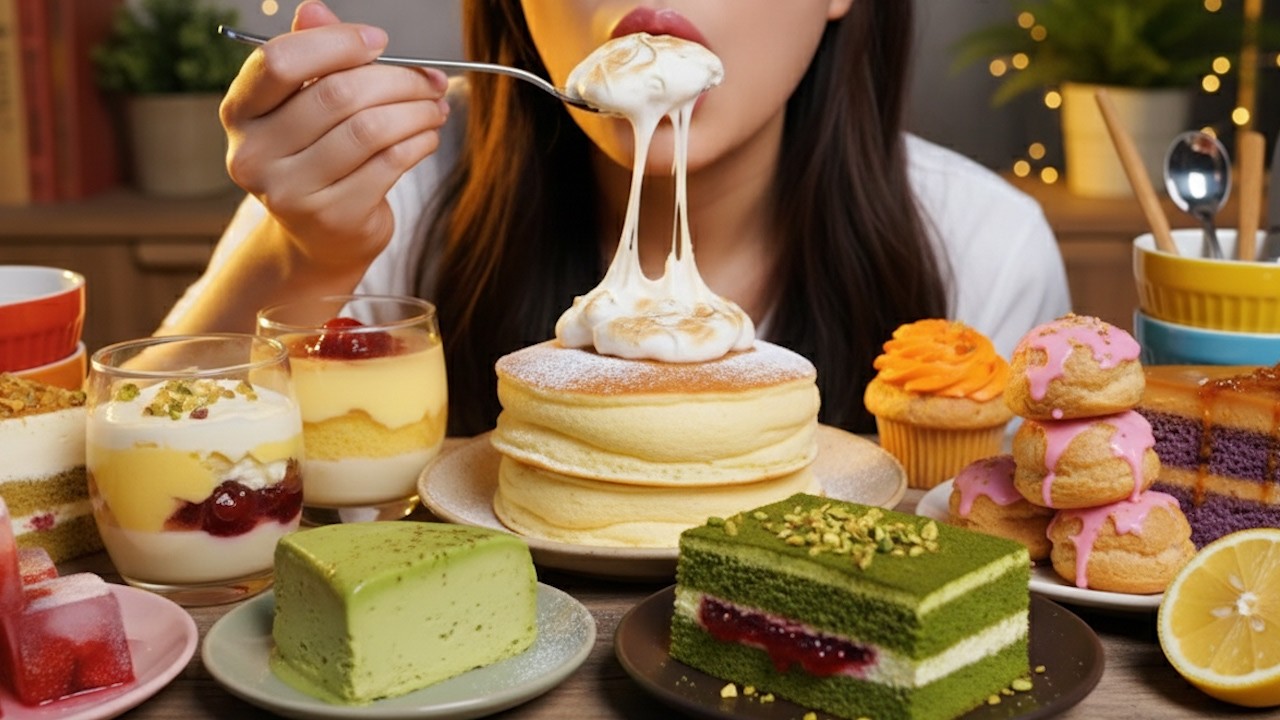 [ASMR MUKBANG] | ASMR EATING | EATING SHOW | DESSERT ASMR | CAKE LOVER