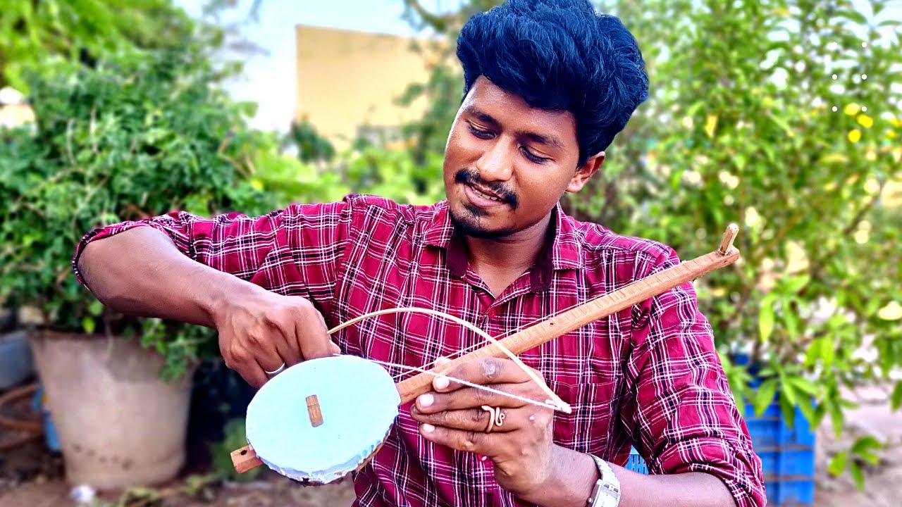 How to Make Violin at Home 🎻 | கொட்டாங்குச்சி வைத்து வயலின் செய்யலாம் வாங்க! | Vijay Ideas