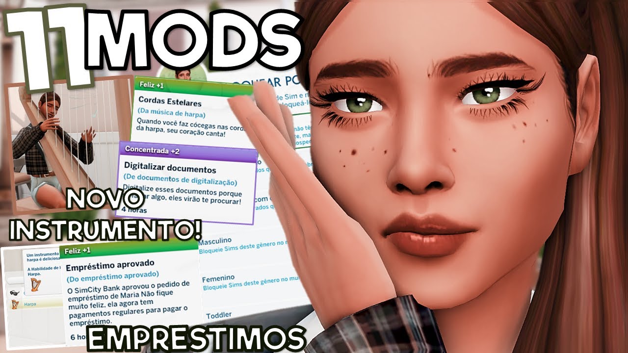 💡11 MODS QUE VÃO MELHORAR SUA JOGABILIDADE!!  EMPRESTIMOS,HARPA,SAUDAÇÕES..ETC| Mod Review | NIsyms💖