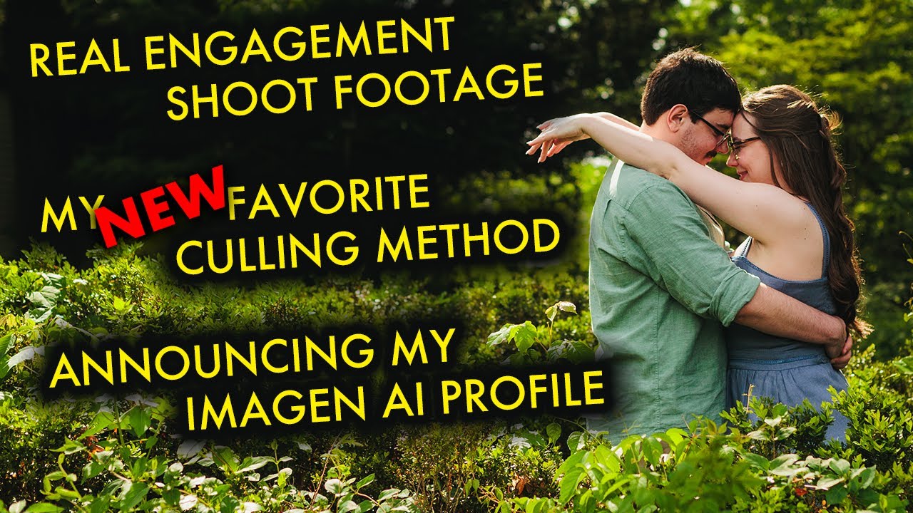 How I CULL an ENTIRE engagement shoot in 11 minutes #weddingphotography #canonr6 #imagenai