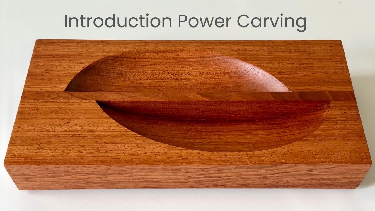 How To Power Carve / Make a Simple and Sophisticated Power Carving Project