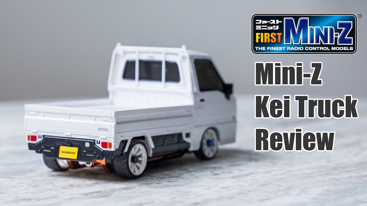 First Mini-Z Subaru Sambar Kei Truck: Unboxing and Review