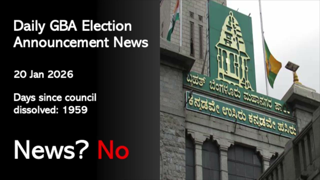 Объявлены ли уже выборы в GBA / BBMP? День 212