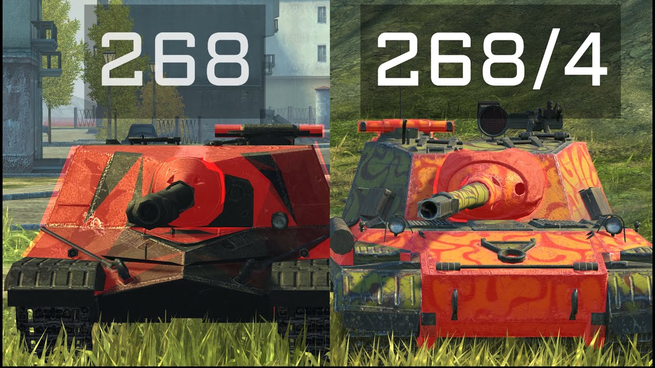 ЧТО ЛУЧШЕ ОБЪЕКТ 268/4 или ОБЪЕКТ 268 Wot blitz