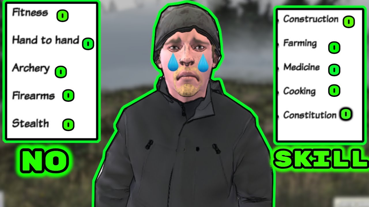 Playing With No Skills And Nothing But White Strain Zombies - Survivalist Invisible Strain Gameplay