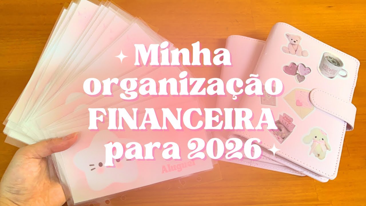 ✨Ano Novo,Novos envelopes:Minha Nova Organização Financeira para 2026 | Binder de Gastos Essenciais💸