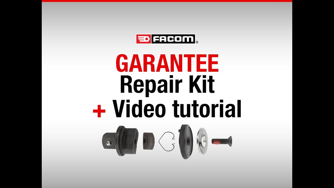 GUARANTEE | REPAIR KIT + VIDEO TUTORIAL : repair your FACOM ratchet