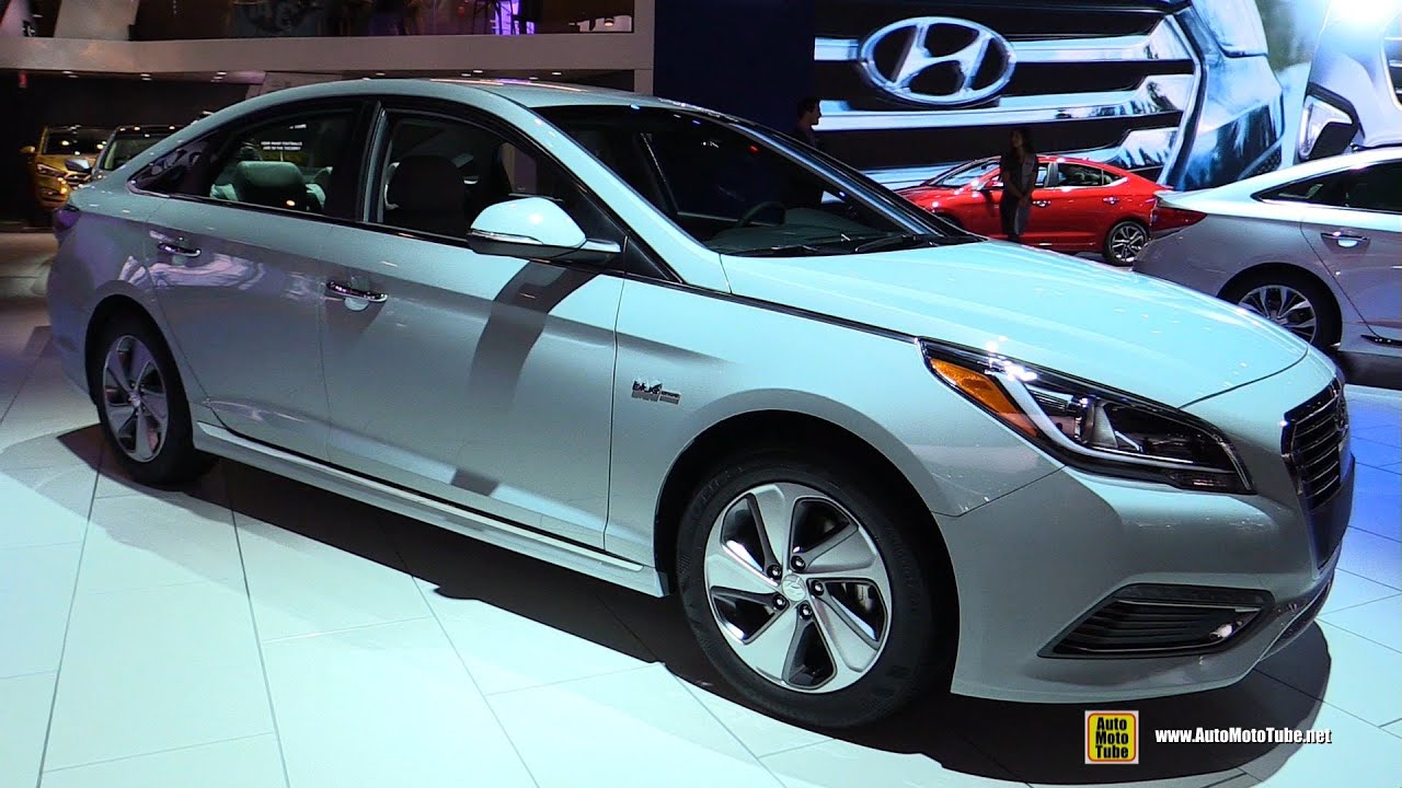 2016 Hyundai Sonata Plug-In-Hybrid Limited - Exterior Interior Walkaround - 2016 Detroit Auto Show