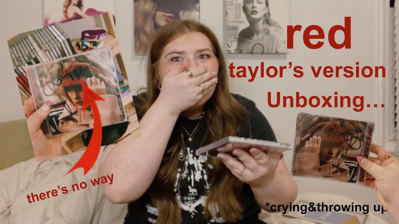 SIGNED RED TAYLORS VERSION UNBOXING!