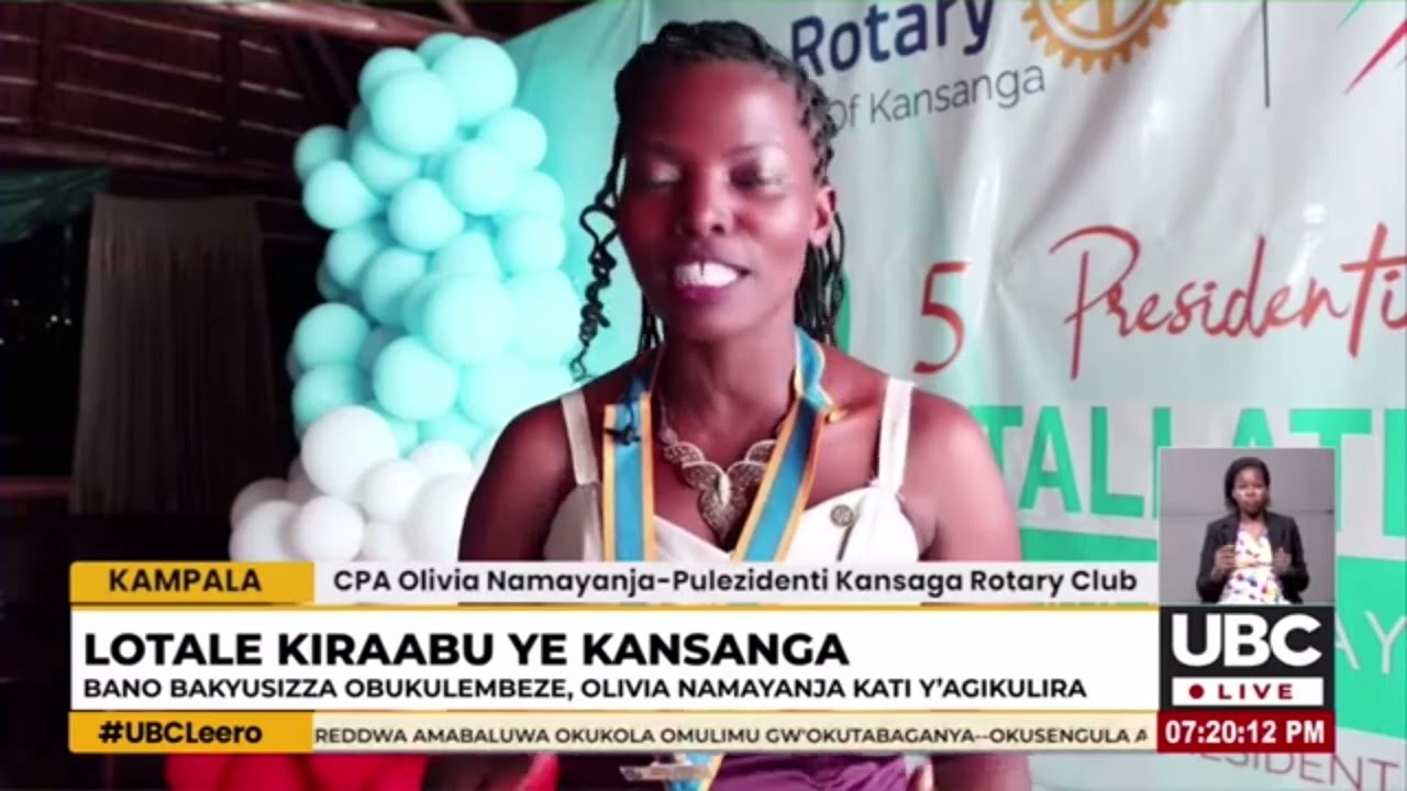 Rotary club ya Kansanga ekyusiza obukulembezi, pulezidenti omuggya asabye ba mmemba okukolera awamu