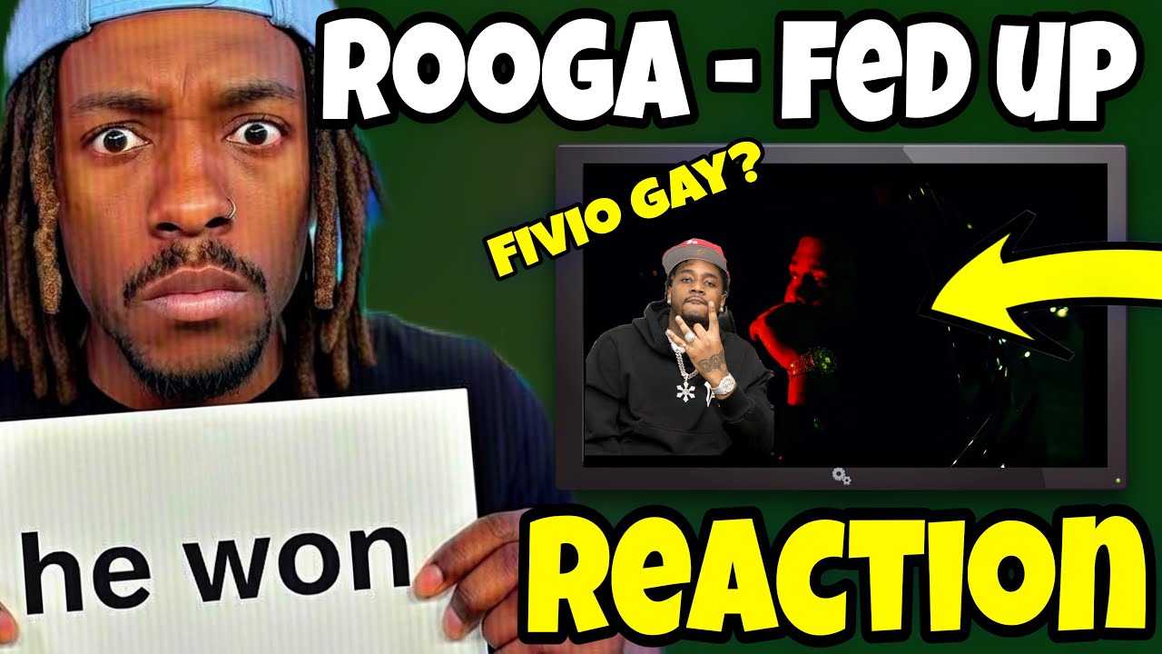Реакция на дисс-трек FIVIO!! Rooga - Fed Up (официальный музыкальный клип)! 🕊️🔥