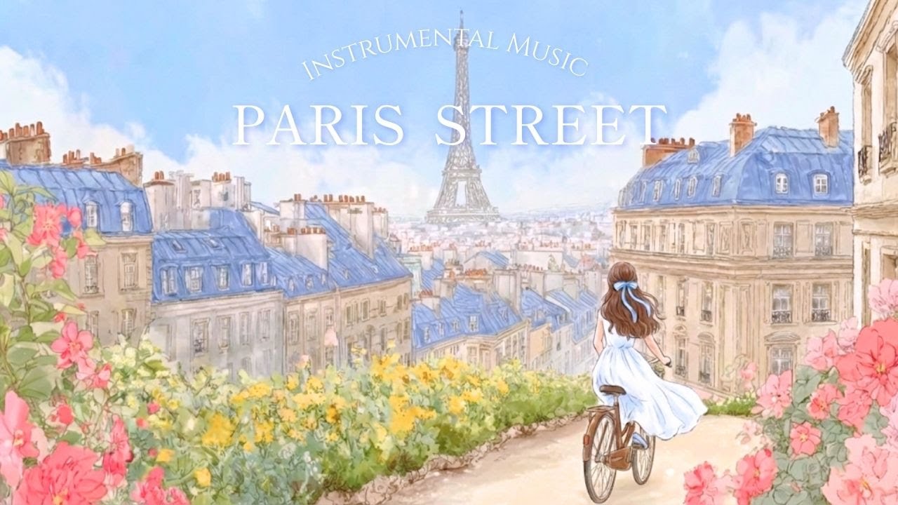 French Spring Street 🌷🇫🇷 Paris Instrumental Music — Coffee Playlist | Guitar, Piano & Accordion