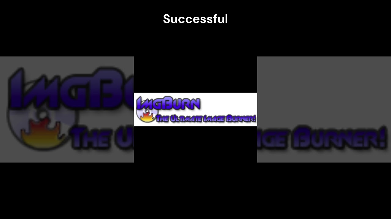 ImgBurn operation sound effects