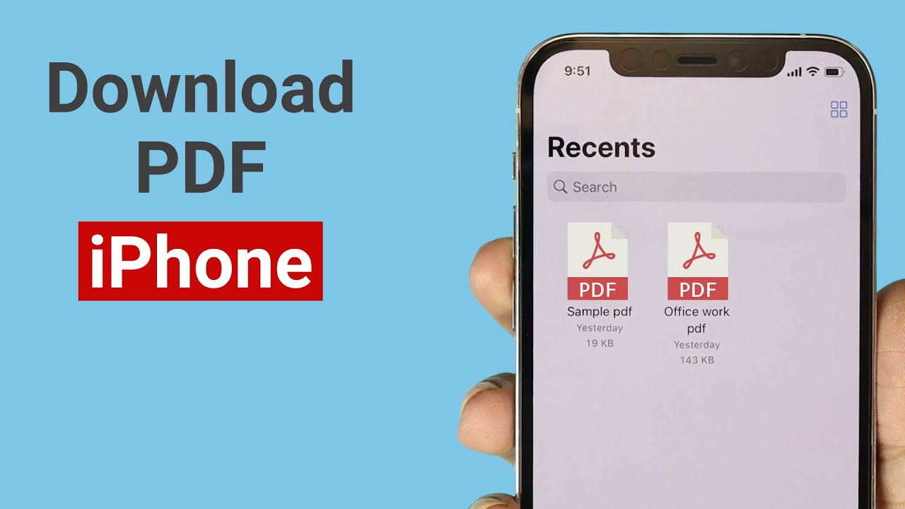 Как скачать PDF-файл на iPhone - Сохранение PDF-файла
