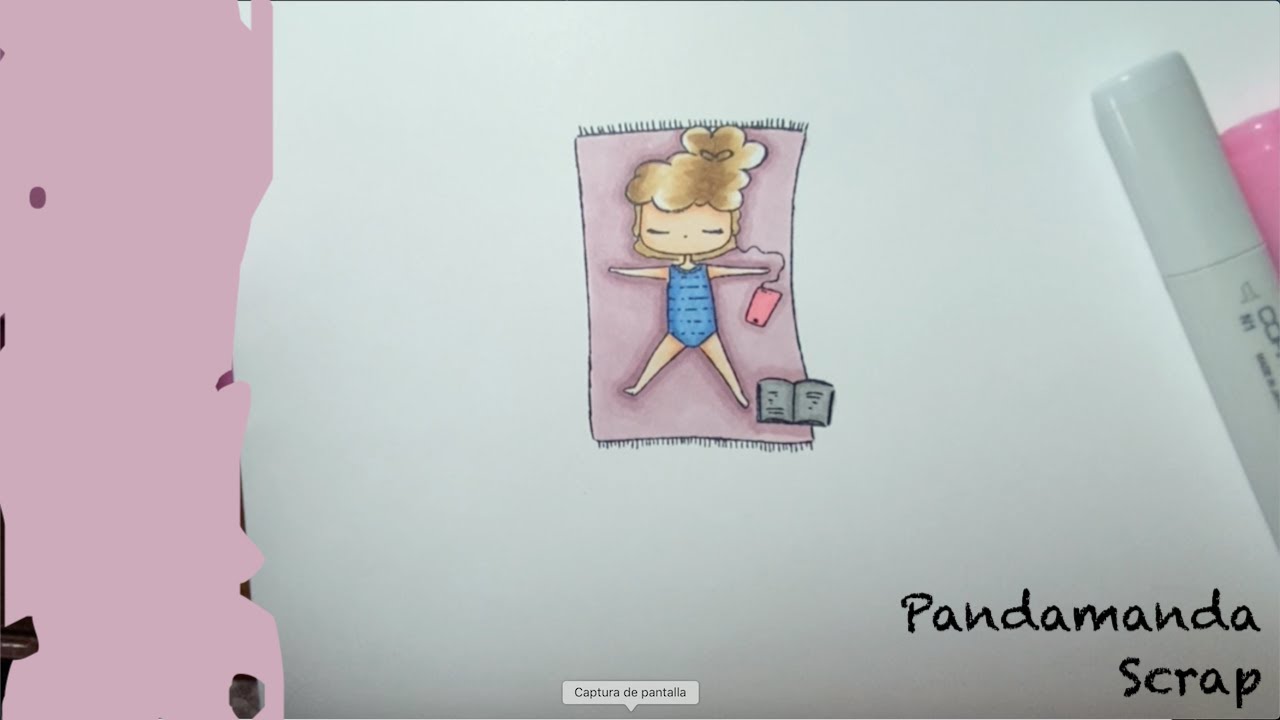 Como colorear sellos con copic. Tutoríal para pintar con rotuladores al alcohol.