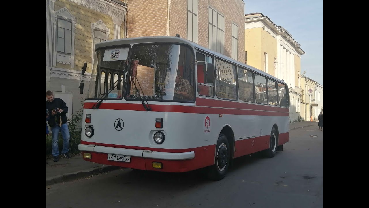Автобус ЛАЗ-695Т (А 411 НК 790) от метро Римская до завода 