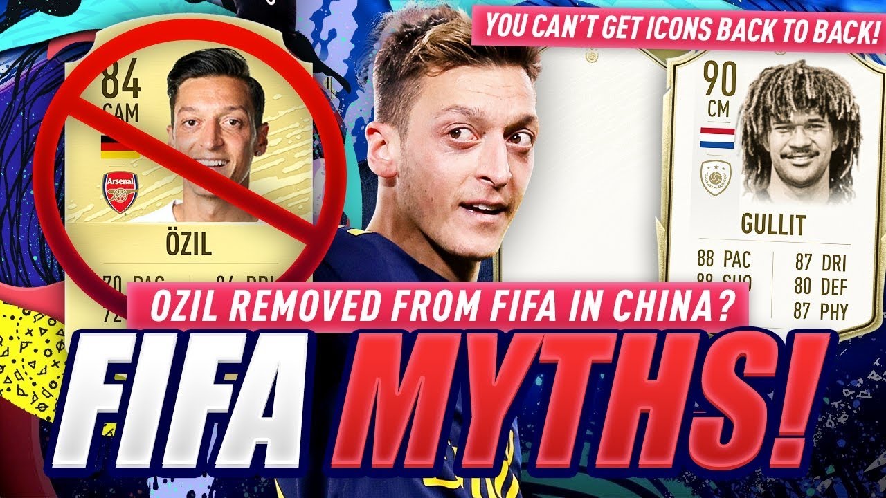 Mesut Ozil Removed from FIFA 20 in China?