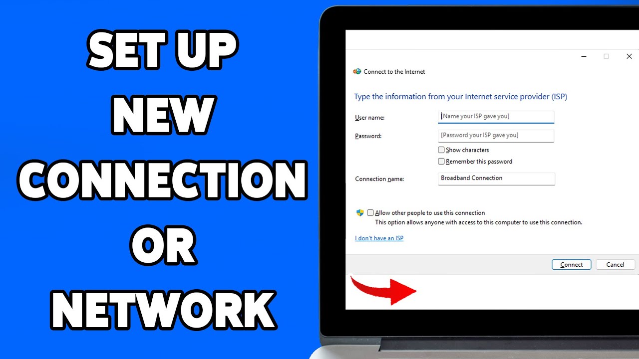 How To Set Up A New Connection Or Network 2025 | Add New Network [ PC/Laptop]